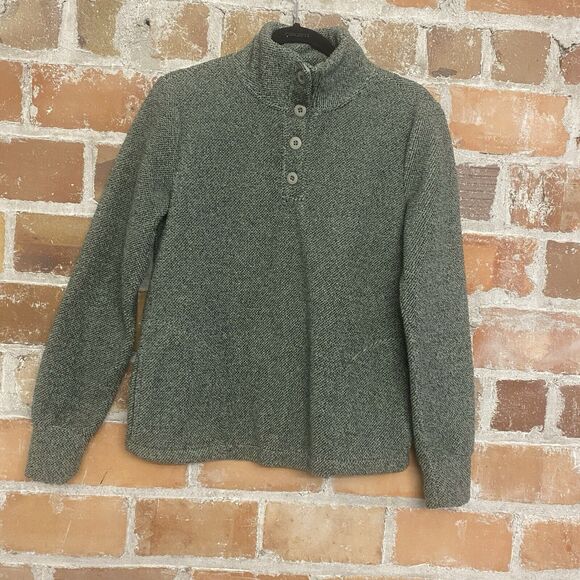 Balance Collection Womens Green Knit Sweater Size Small - Picture 4 of 12